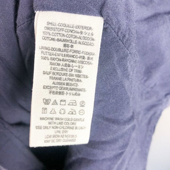 Free People Maribelle Lace Detail Sleeveless Mini Dress Blue Small Womens - Picture 10 of 13